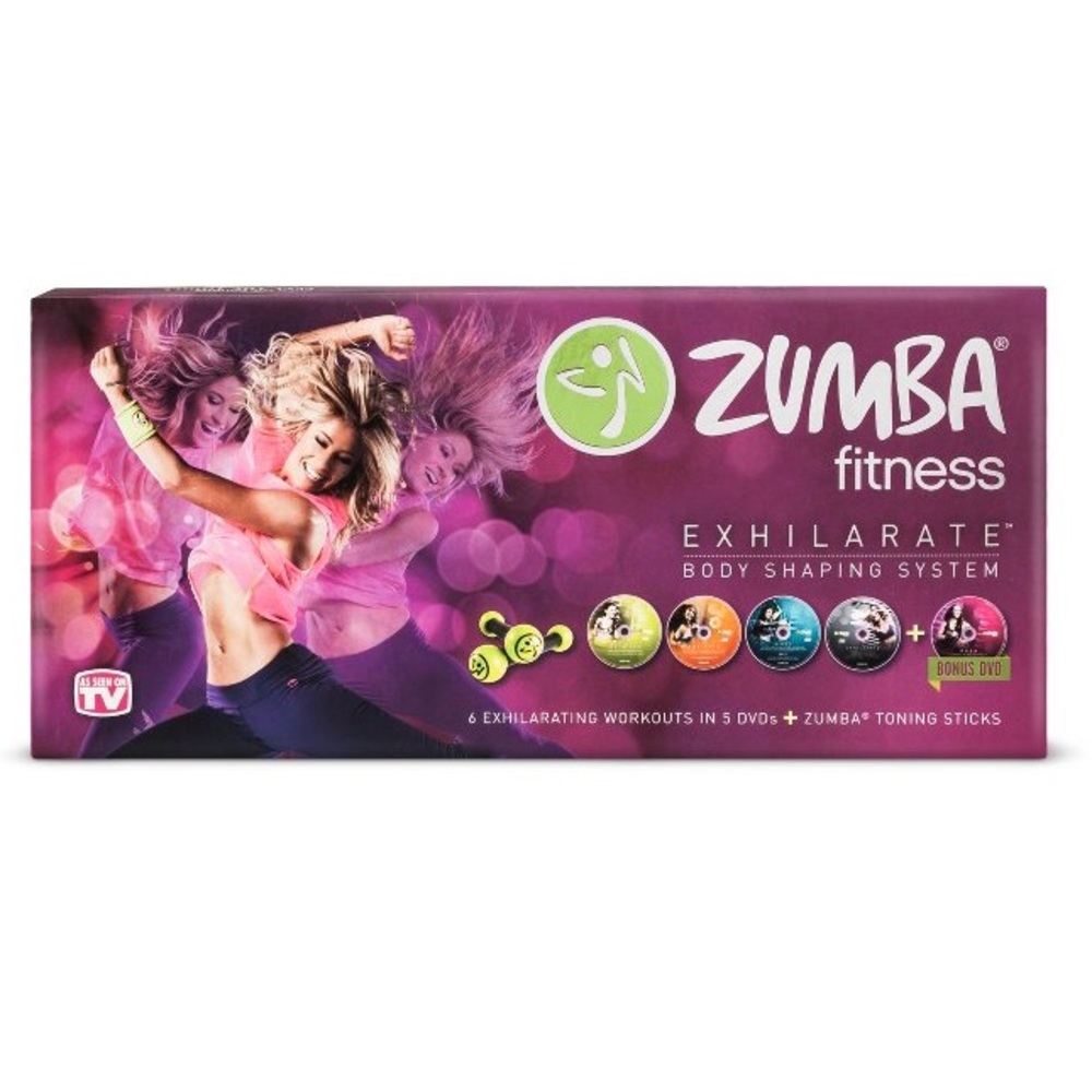 Zumba exhilarate body shaping system dvds